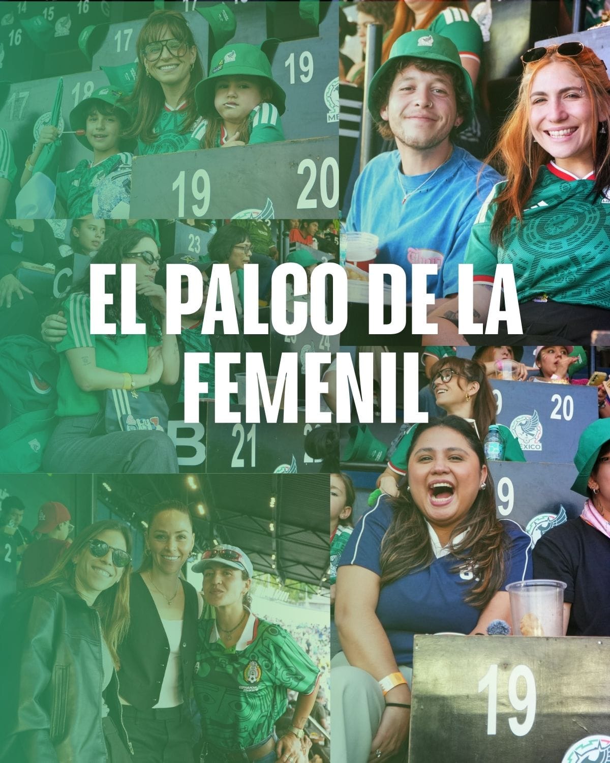 Así se vive México Femenil desde el PALCO DE LA FEMENIL ??????