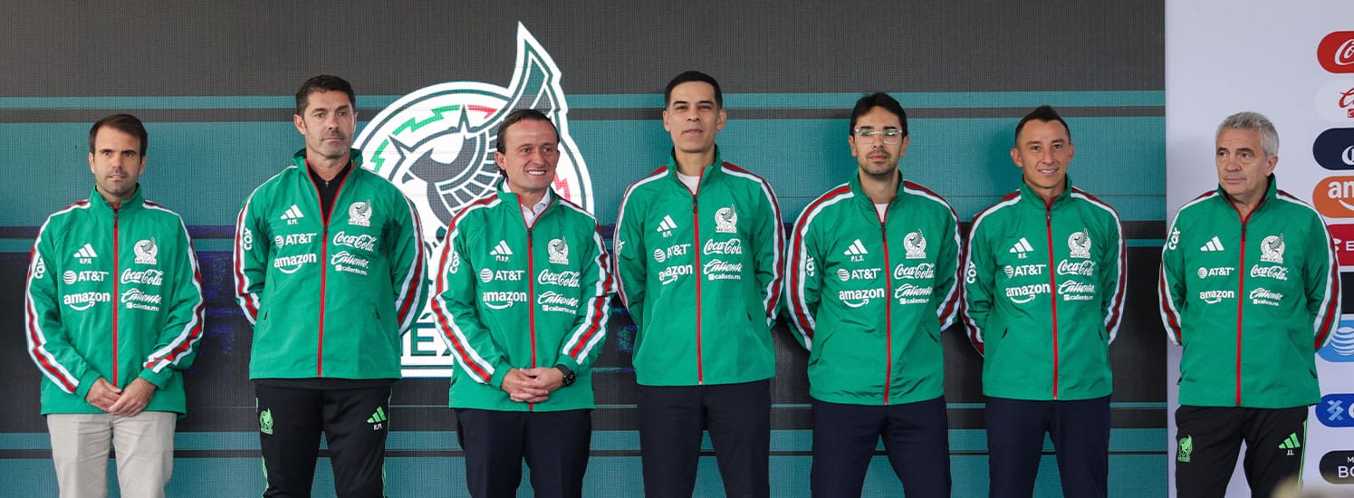Presentan al nuevo cuerpo técnico de la Selección Nacional de México rumbo a 2030